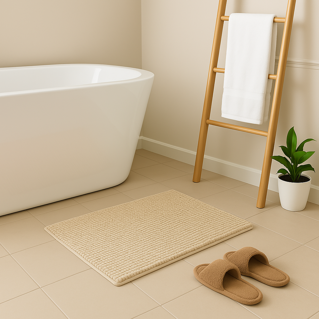 Microfiber floor mat